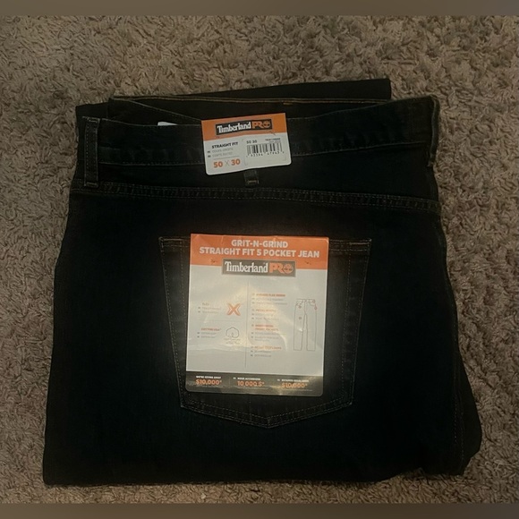NEW MENS TIMBERLAND PRO JEANS
GRIT-N-GRIND
Size 50x30
NWT - Picture 4 of 10